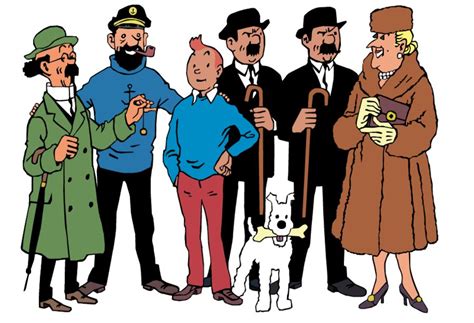 Tintin & friends: Castafiore, Dupond Dupond, Captain Haddock, Dr. Tornasol & Milu | Heroes I ...