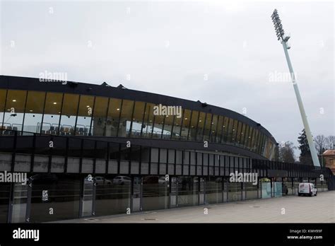 Ljudski vrt, the home stadium of NK Maribor football club in Maribor, Slovenia. The all-seater ...