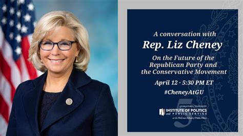 Rep. Liz Cheney at GU Politics - Institute of Politics and Public Service