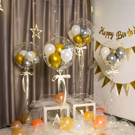 Bubble Balloons Party Birthday Wedding Decoration Clear Crystal ...