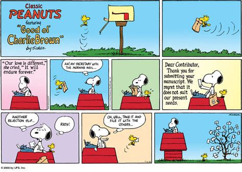 My Favourite Snoopy Strips - Snoopy the Writer