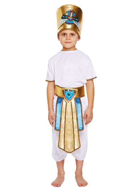 Egyptian Boys Fancy Dress King Pharaoh Historical Book Day Childrens Kid Costume | eBay