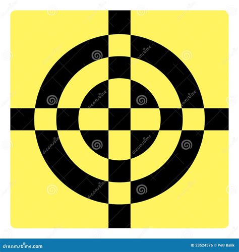 Simple Crosshair Symbol Royalty Free Stock Image - Image: 23524576