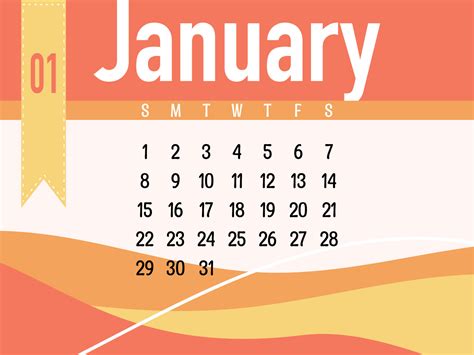 January calendar vector 16086600 Vector Art at Vecteezy