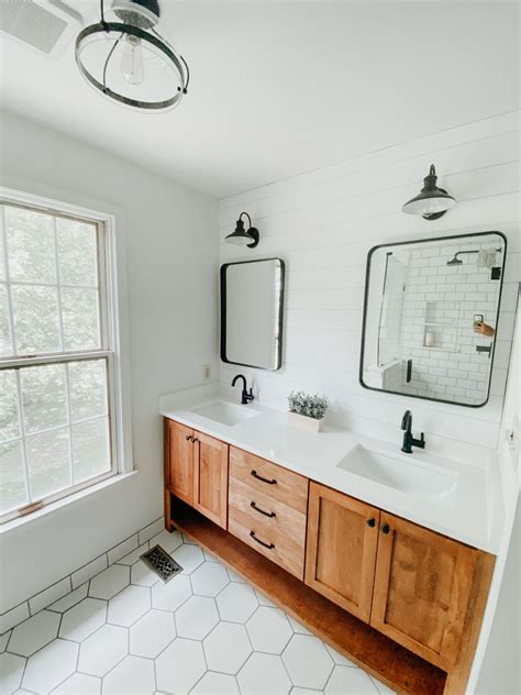 Our Modern Farmhouse Bathroom Remodel