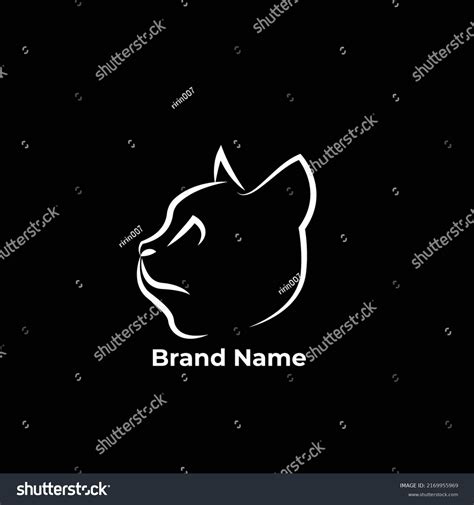 Cat Logo Design Vector Pet Company Stock Vector (Royalty Free ...