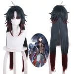 Blade Dark Green Spell Red Wig for Men's and Women's Children's Cosplay | Honkai: Star Rail ...