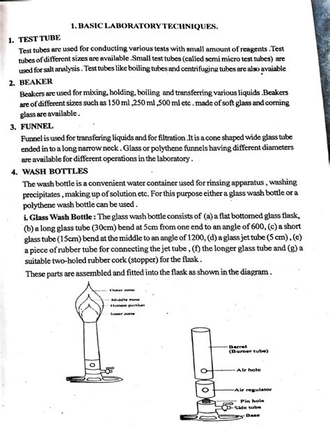 Basic laboratory techniques