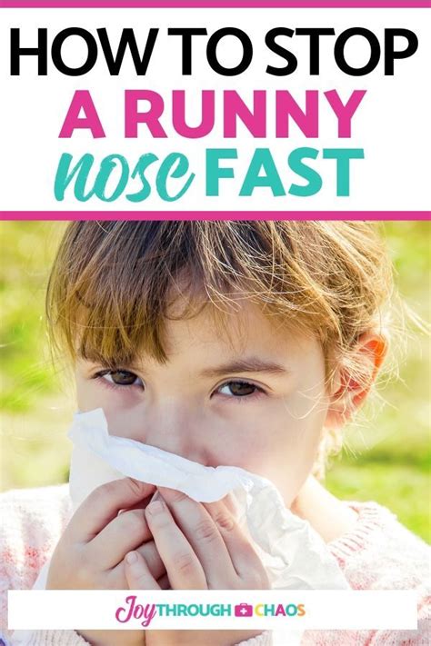 Easy Runny Nose Home Remedy | Baby runny nose, Runny nose, Toddler ...