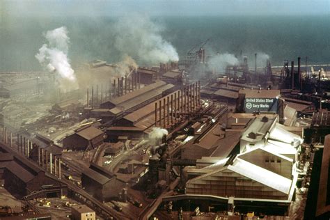 Steel Mills at Gary in 1973, Indiana image - Free stock photo - Public ...