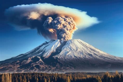 Premium AI Image | Eruption of Volcanic Kilimanjaro