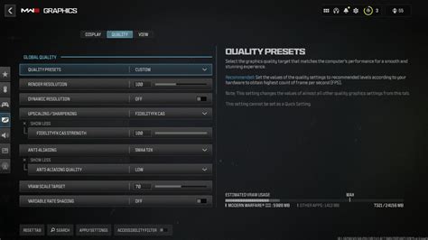 MW3 best settings PC guide -- improve your performance | ONE Esports