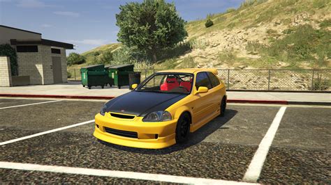 Carbon hood Honda Civic Type-R (EK9) - GTA5-Mods.com