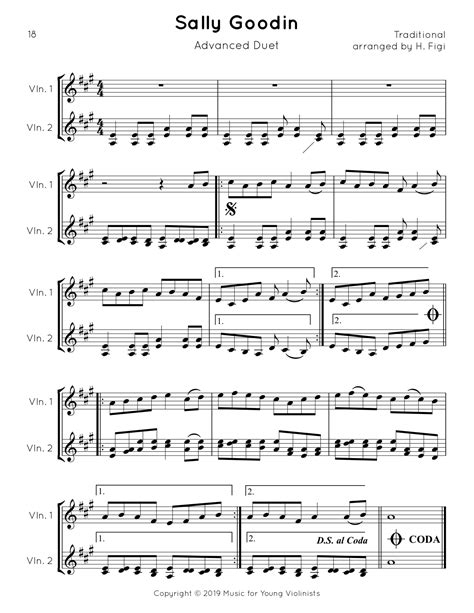 Violin Duet Sheet Music