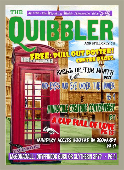 Harry Potter The Quibbler All 5 issues plus FREE BONUS | Etsy