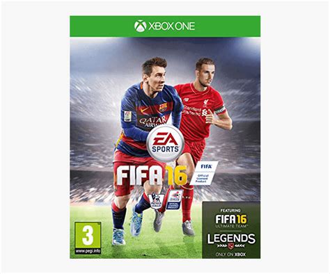 Fifa 16 Cover Messi, HD Png Download - kindpng