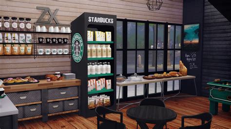 Starbucks Coffee Shop Lot (Furnished) | dreamteamsims