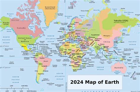 Map Of The World 2024 - Kay Kimmie