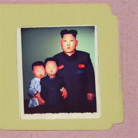 kim jong creepy family, driking blood of his son, | Stable Diffusion ...