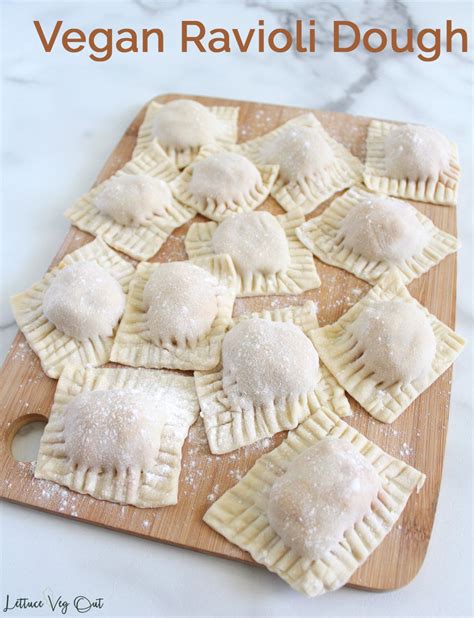 This simple vegan ravioli dough recipe is easy to make and creates ...