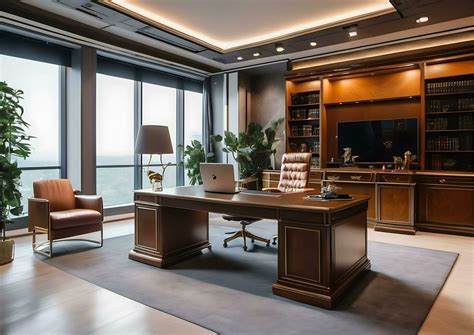 Luxury Office and Working Room in Executive Office AI Generated 29704067 Stock Photo at Vecteezy