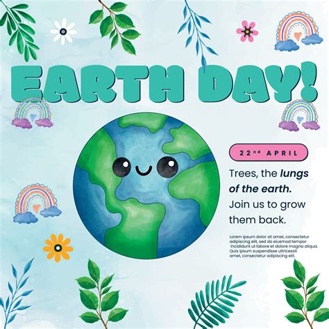 Happy earth day 22 april 2023 21894512 Vector Art at Vecteezy