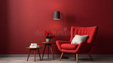 Red Minimalist Bedroom Stock Illustrations – 1,122 Red Minimalist ...