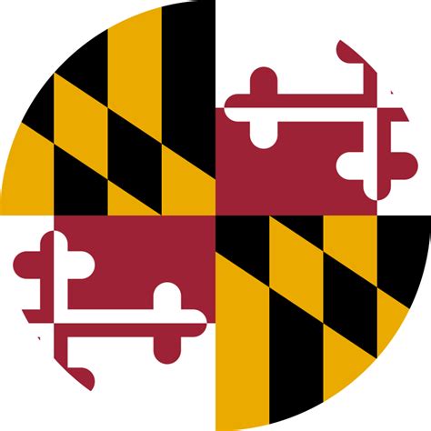 Maryland flag png transparent image