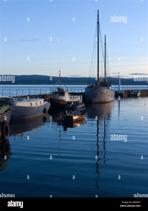 Avoch Harbour Stock Photo - Alamy