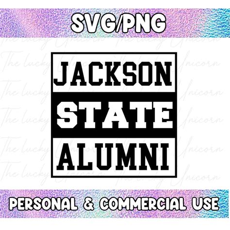 Jackson State University Alumni SVG JSU SVG - Etsy Australia