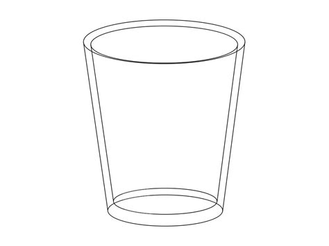 Glass Cup SVG, Shot Glass SVG, Glass Cup Clipart, Glass Cup Files for Cricut, Glass Cup Cut ...