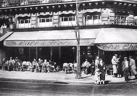 20 Fascinating Vintage Photos of the Café de Flore, One of the Oldest Cafés in Paris ~ Vintage ...
