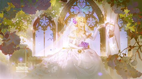 ArtStation - Violet Evergarden-Wedding day