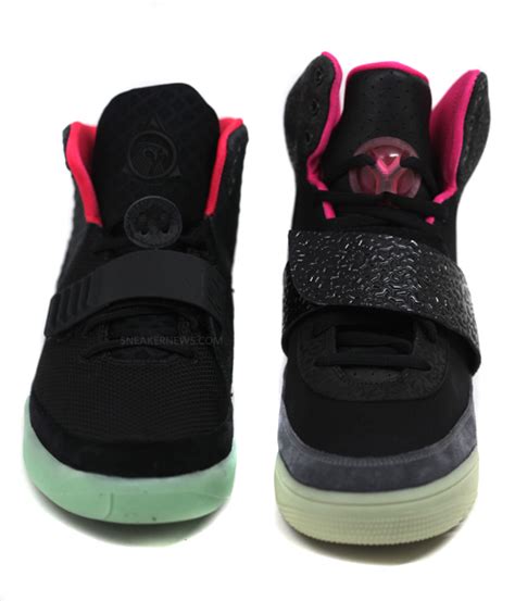 Nike Air Yeezy "Black/Pink" vs. "Black/Solar Red" - SneakerNews.com