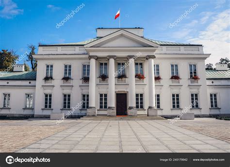 Belweder Palace Warsaw City Capital Poland Stock Photo by ©fotokon 245179942