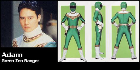 Adam Park, Zeo Ranger IV Green - Power Rangers Zeo