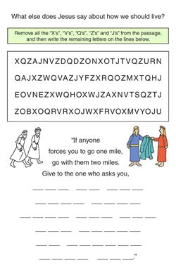 Bible Study Activities for Kids | Children's Worship Bulletins