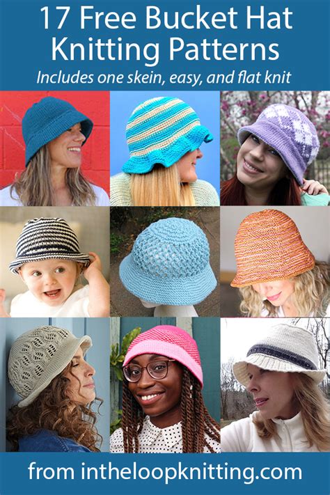 Free Bucket Hat Knitting Patterns- In the Loop Knitting