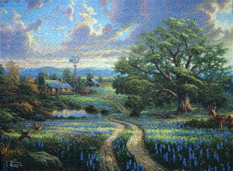 Puzzle: Country Living by Thomas Kinkade – Fingering Zen