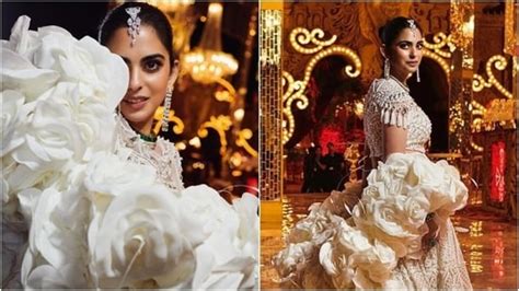 Isha Ambani wears white lehenga for Anant Ambani-Radhika Merchant's pre ...