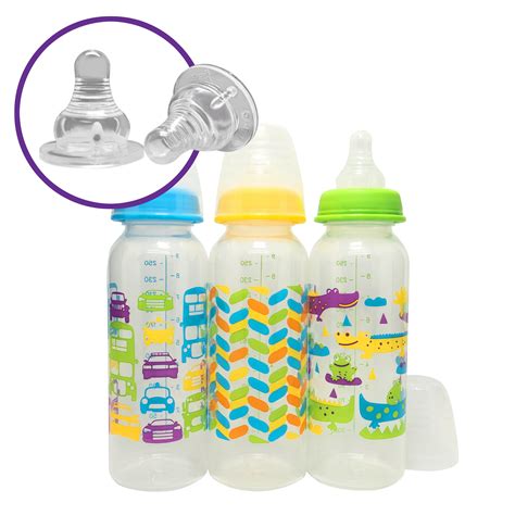 Parent's Choice BPA Free Baby Bottle - 9 oz (1 Bottle, Colors may vary) - Walmart.com