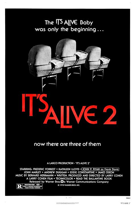 It’s Alive and It’s Alive 2 movie posters - Fonts In Use