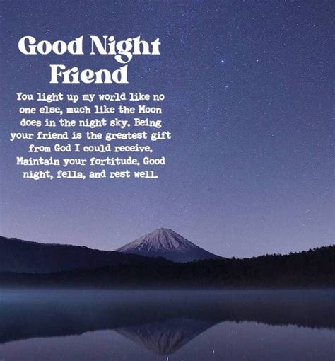 50 of the Good Night Quotes for Friends with Wishes, Greetings, Pictures | Good night friends ...