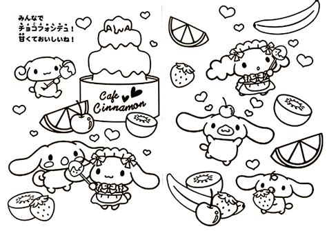 Sanrio Cinnamoroll Coloring Page - Free Printable Coloring Pages for Kids