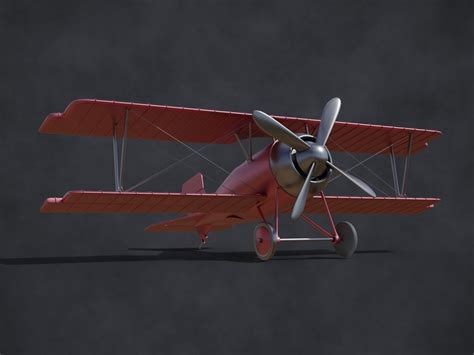 ww biplane 3D model | CGTrader