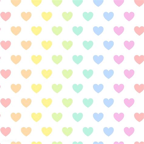 Seamless colorful heart pattern vector | free image by rawpixel.com / manotang | Heart wallpaper ...