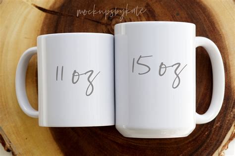 Two Mugs Mockup 11 Oz Mug Mockup 15 Oz Mug Mockup White - Etsy UK