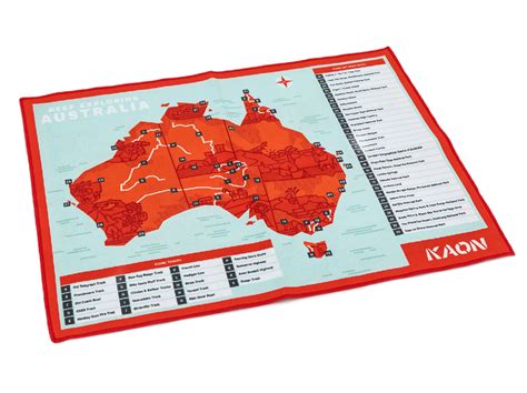 KAON Cloth Touring Map - Australia