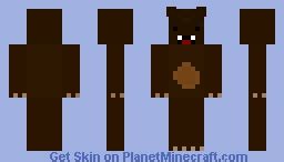 Grizzly Bear from XBOX 360 Minecraft Skin