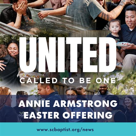 Annie Armstrong Easter Offering - South Carolina Baptist Convention